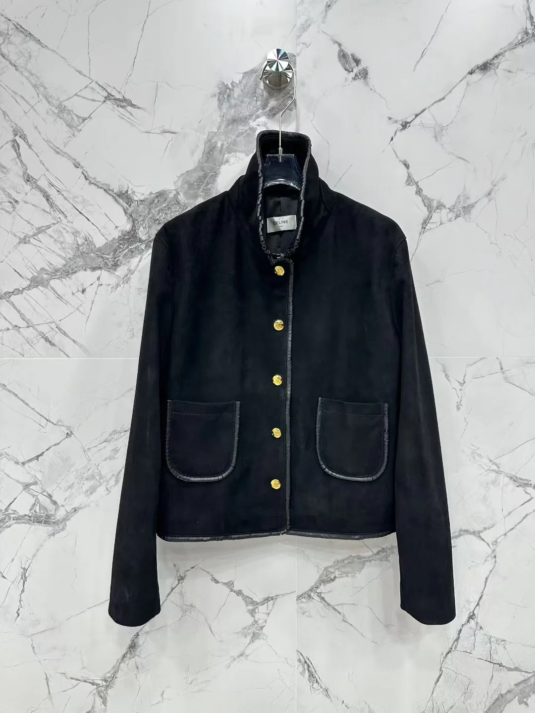 Кожаные Куртки И Дублёнки Женские Celine 11868461