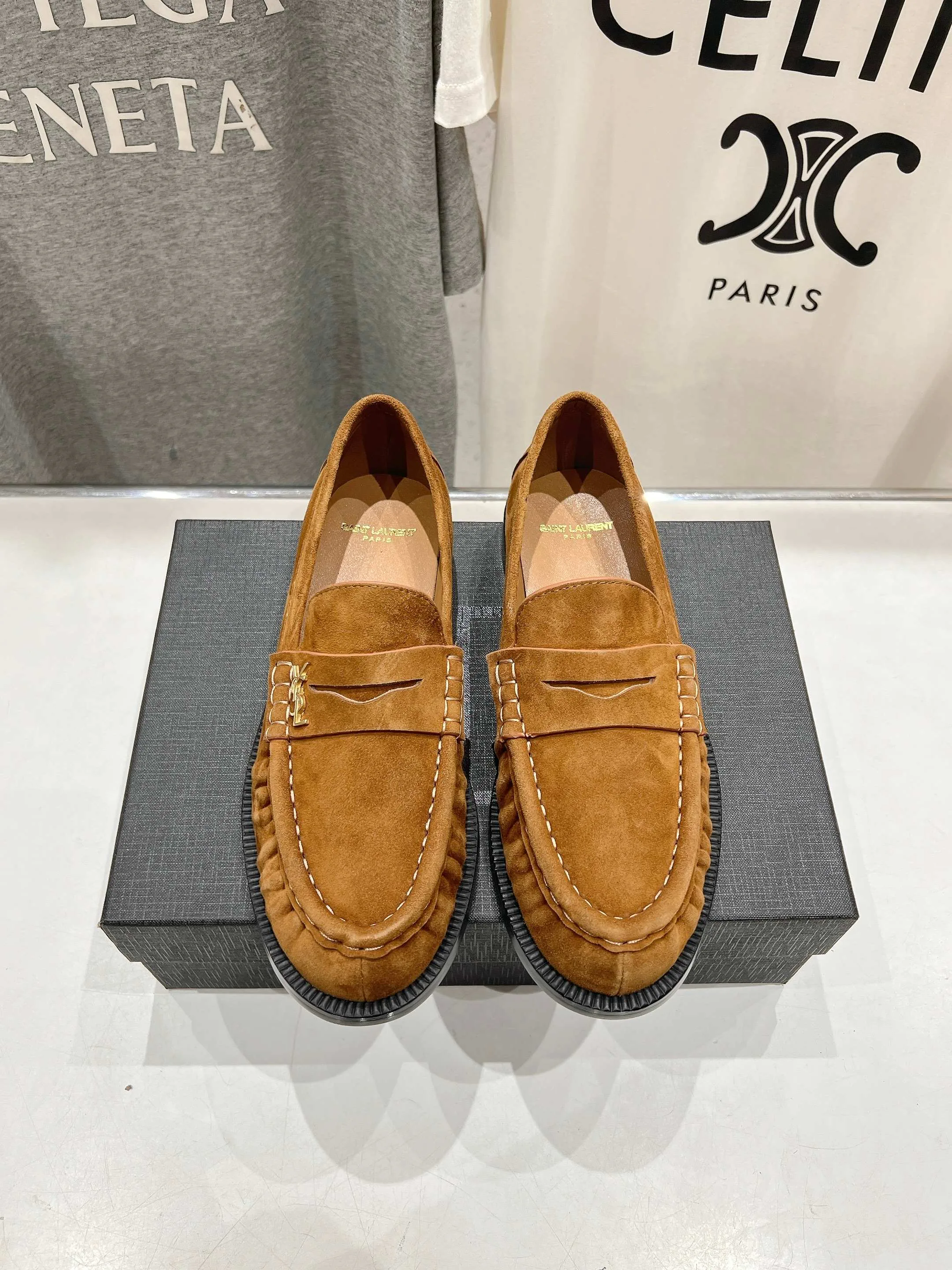 Лоферы Женские Saint Laurent 10031