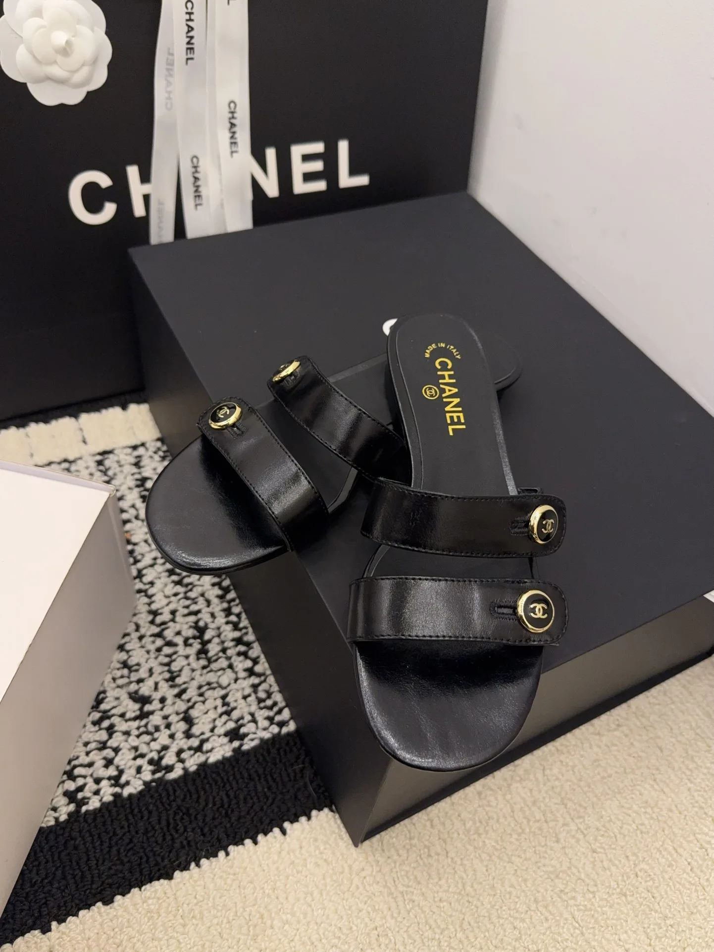 Шлепанцы Женские Chanel 403249