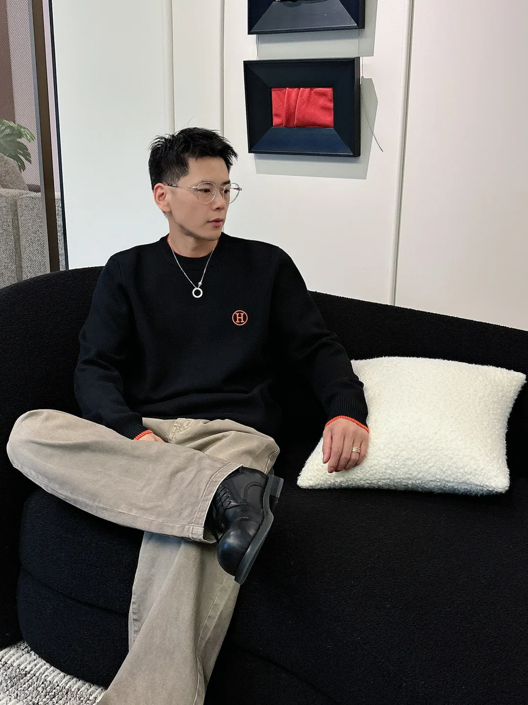 Джемперы И Свитеры Мужские Hermes 819045