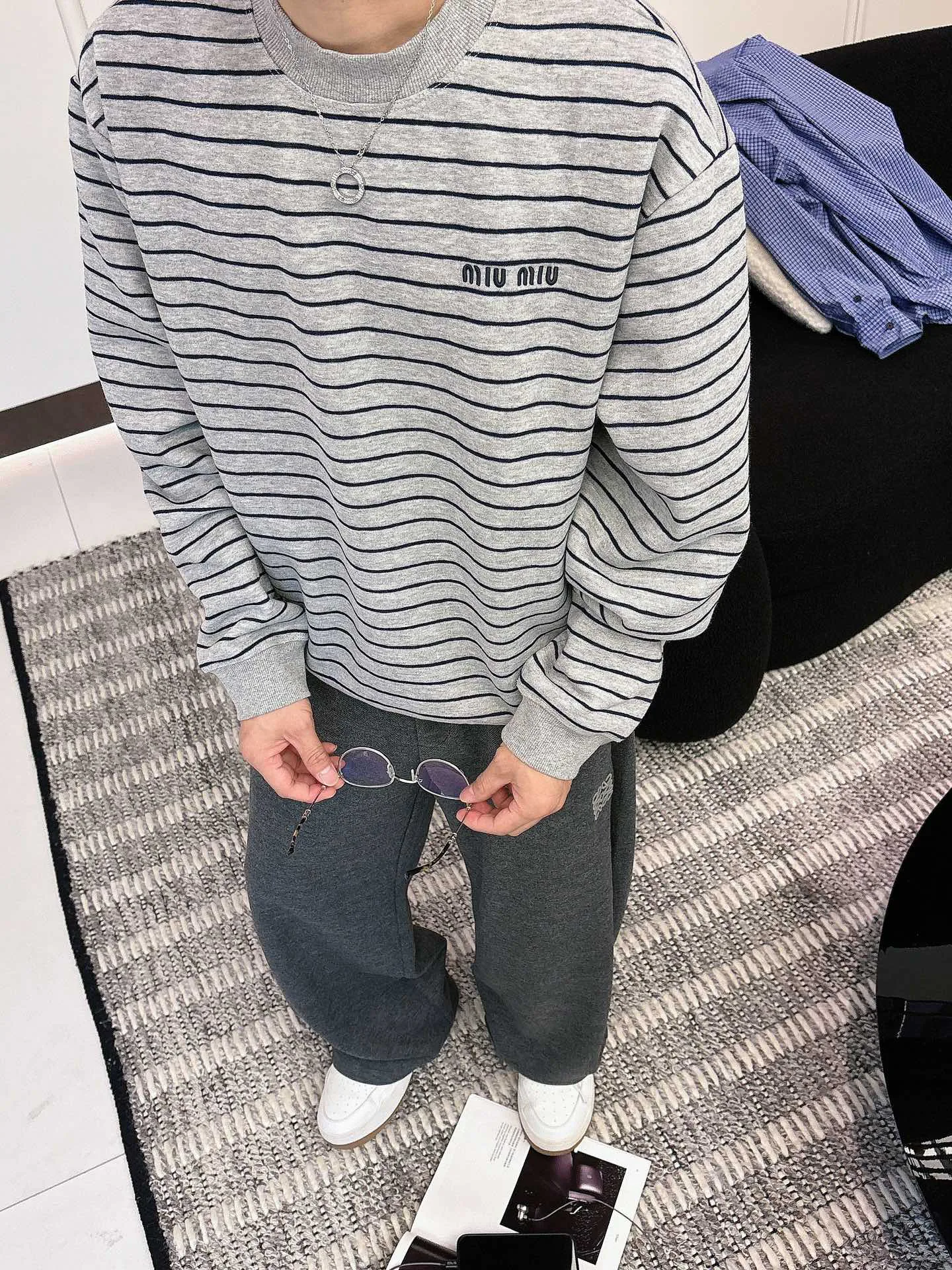 Свитшоты И Худи Мужские Miu Miu 178833