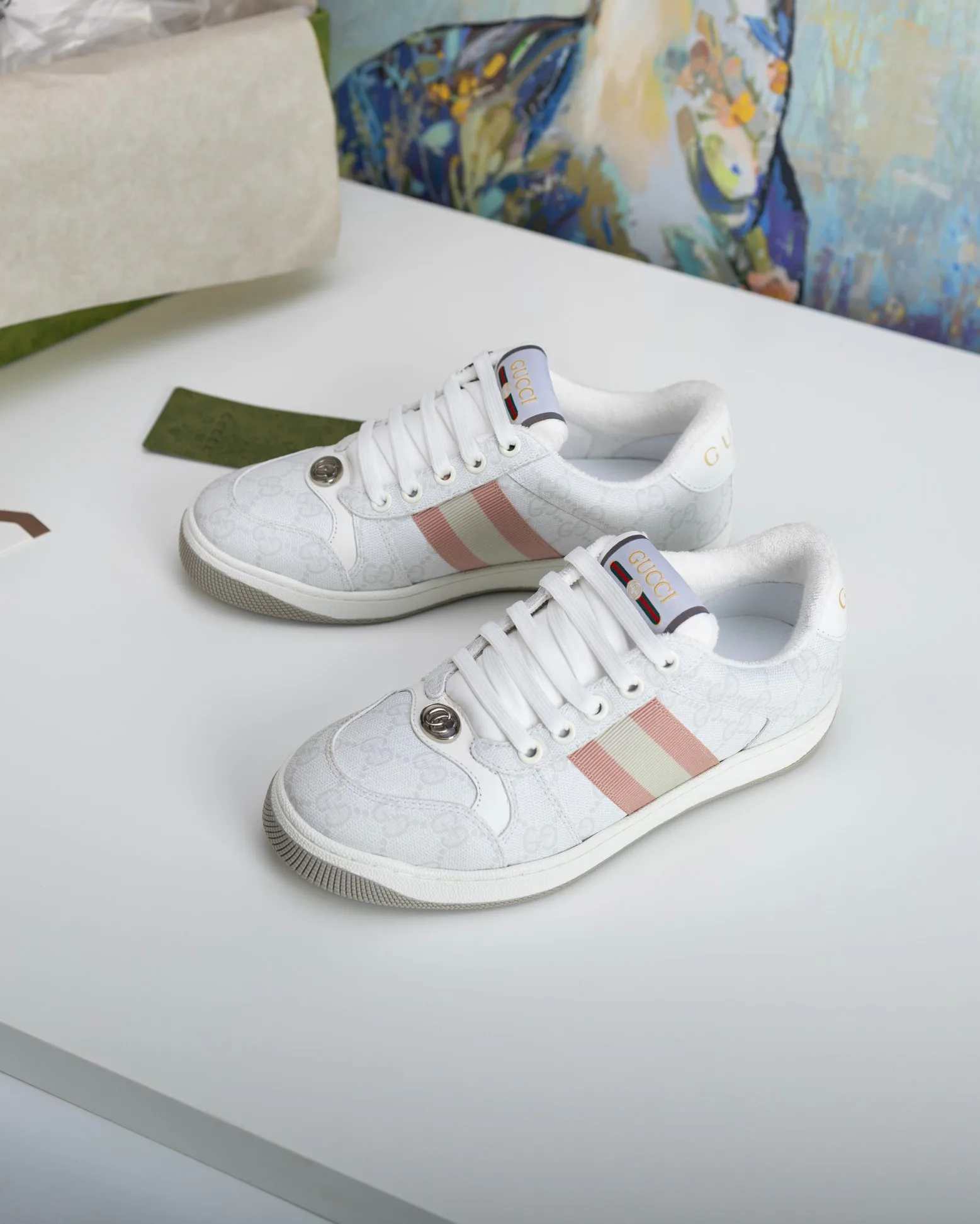 Кроссовки Женские Gucci 17620494