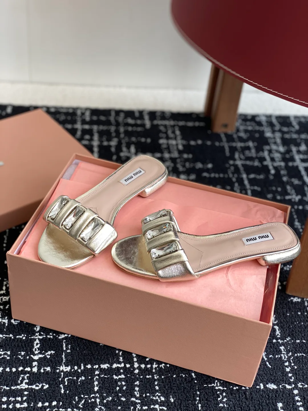 Шлепанцы Женские Miu Miu 19668