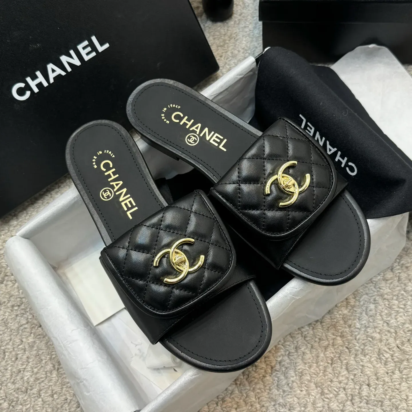 Шлепанцы Женские Chanel 13842