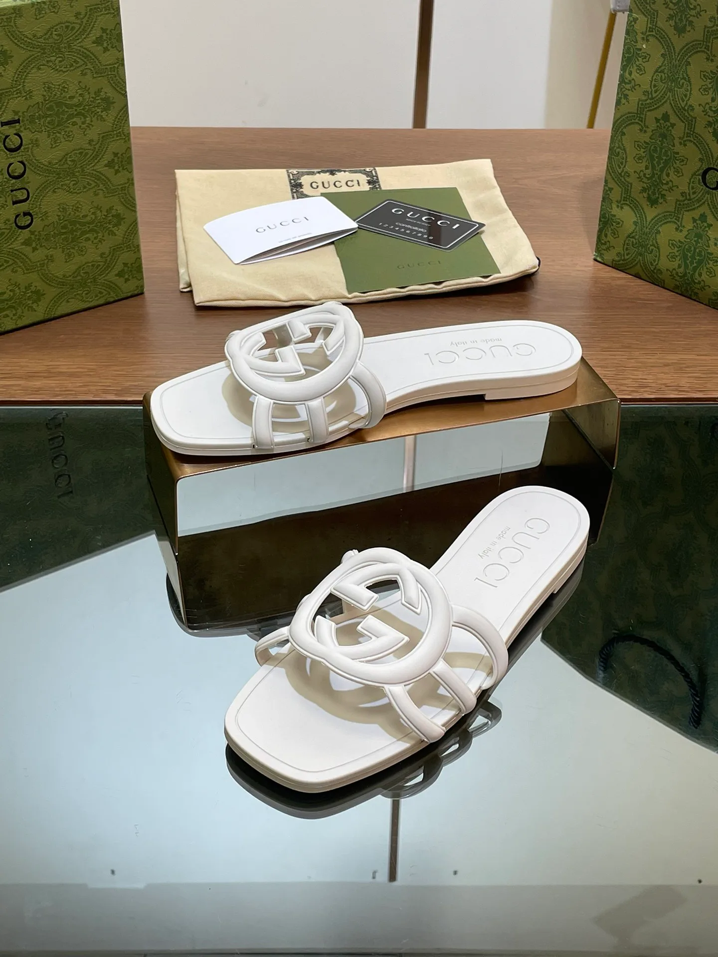 Шлепанцы Женские Gucci 15267