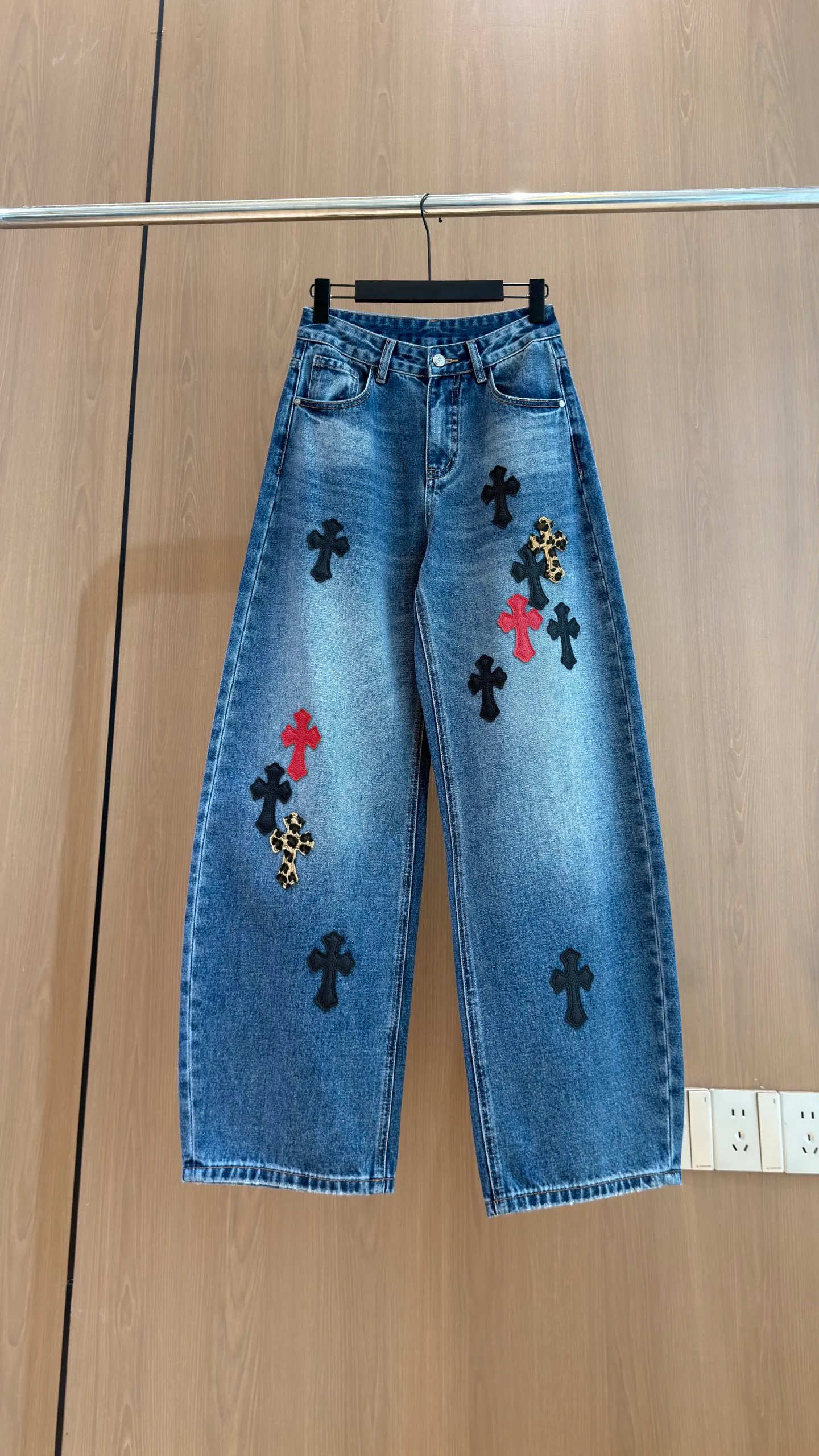 Джинсы Женские Chrome Hearts 19521806