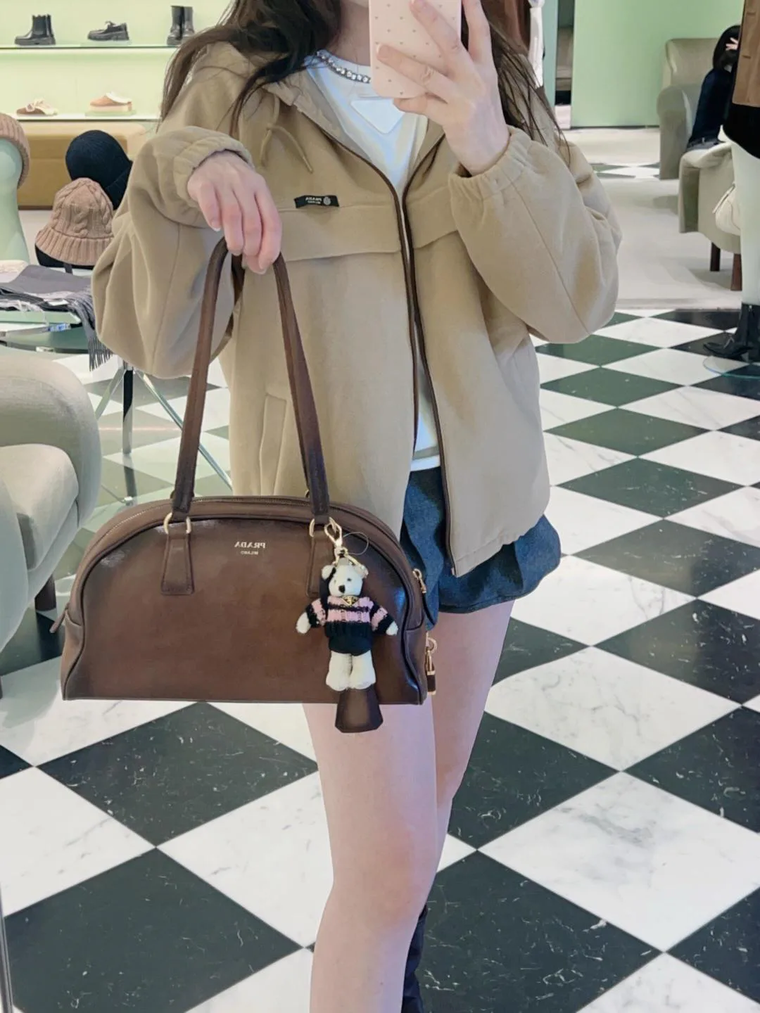 Куртки И Пуховики Женские Prada 1489012