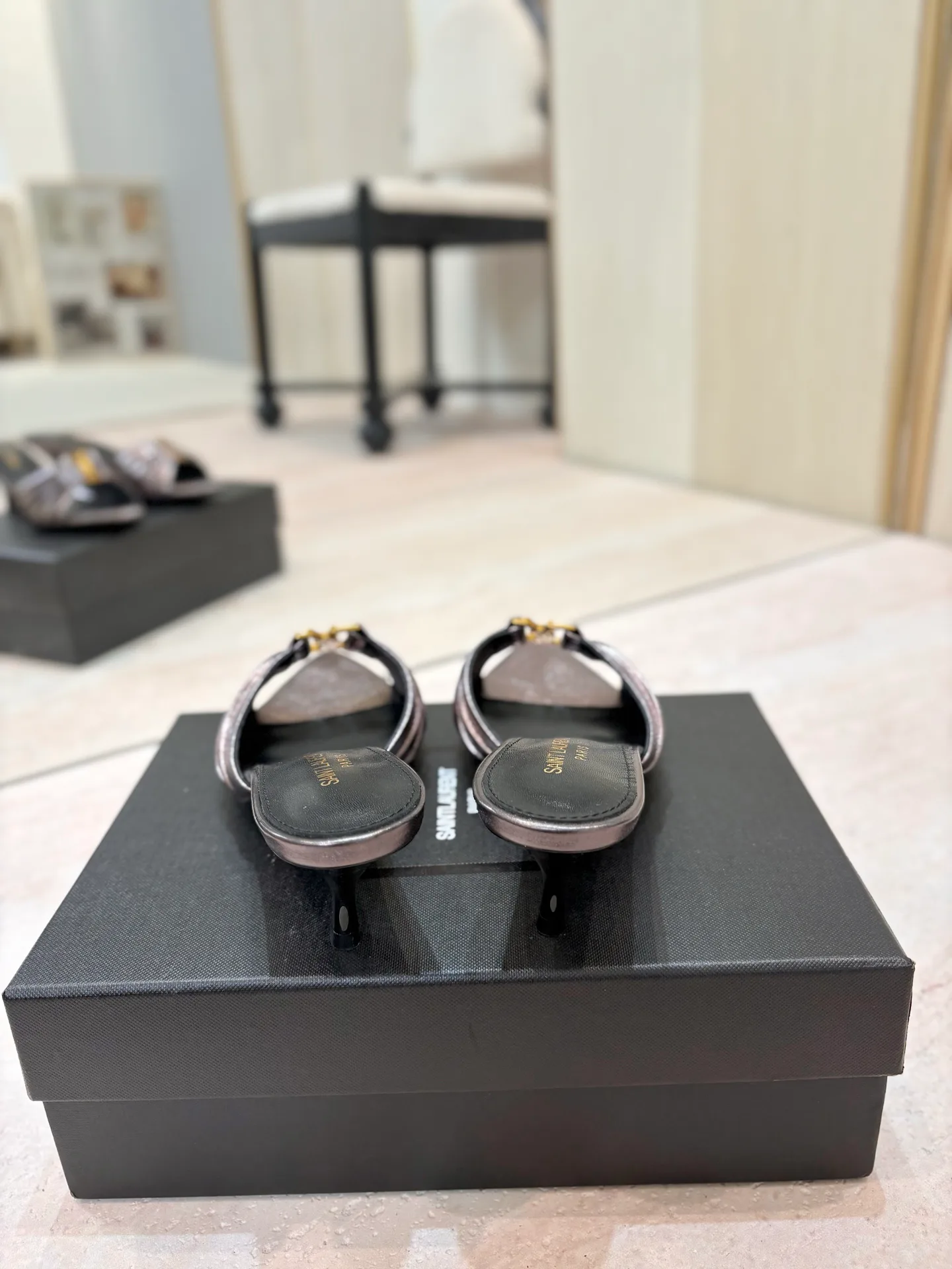 Мюли И Сабо Женские Saint Laurent 17476032