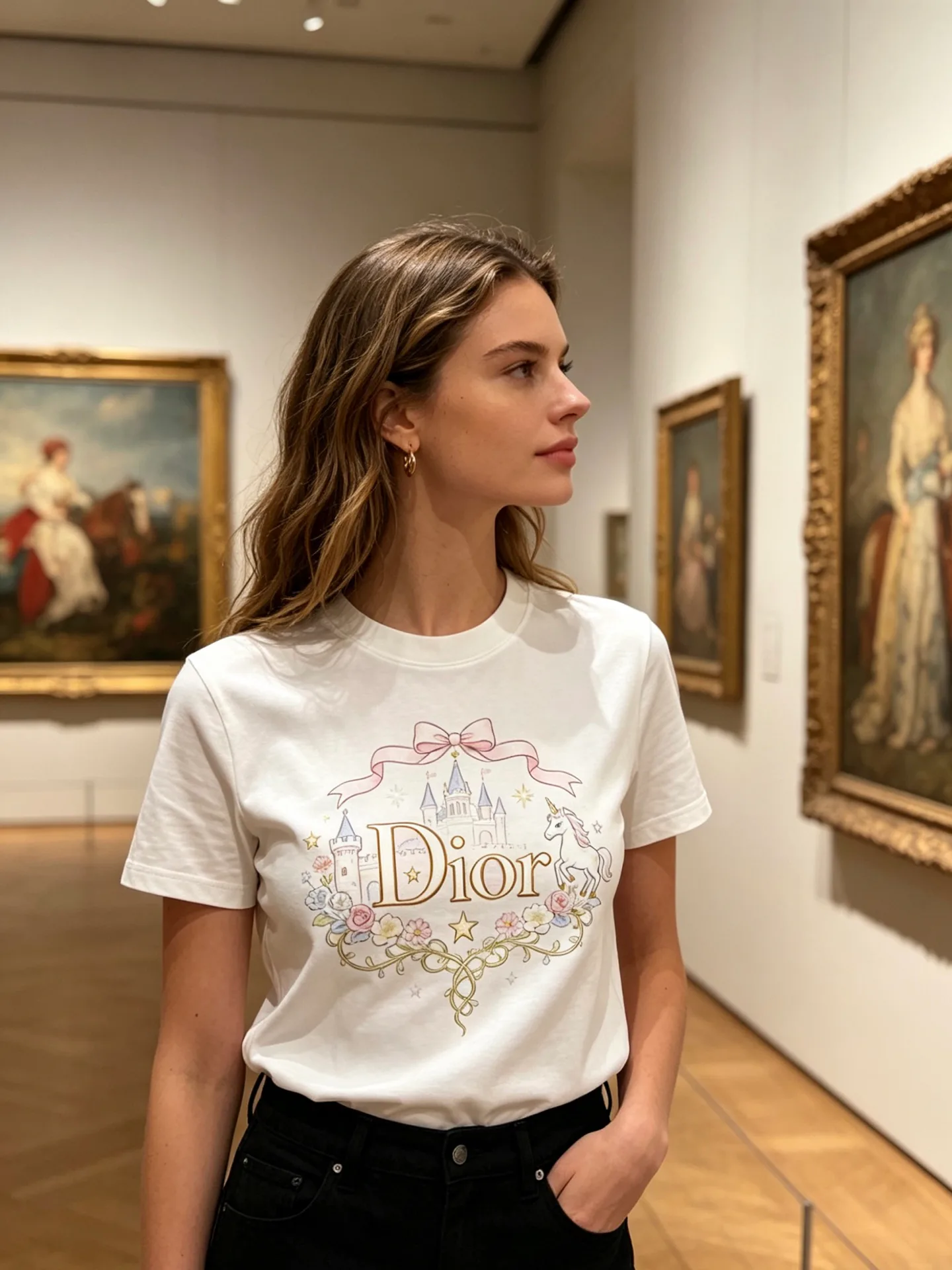 Футболки Женские Christian Dior 13076353