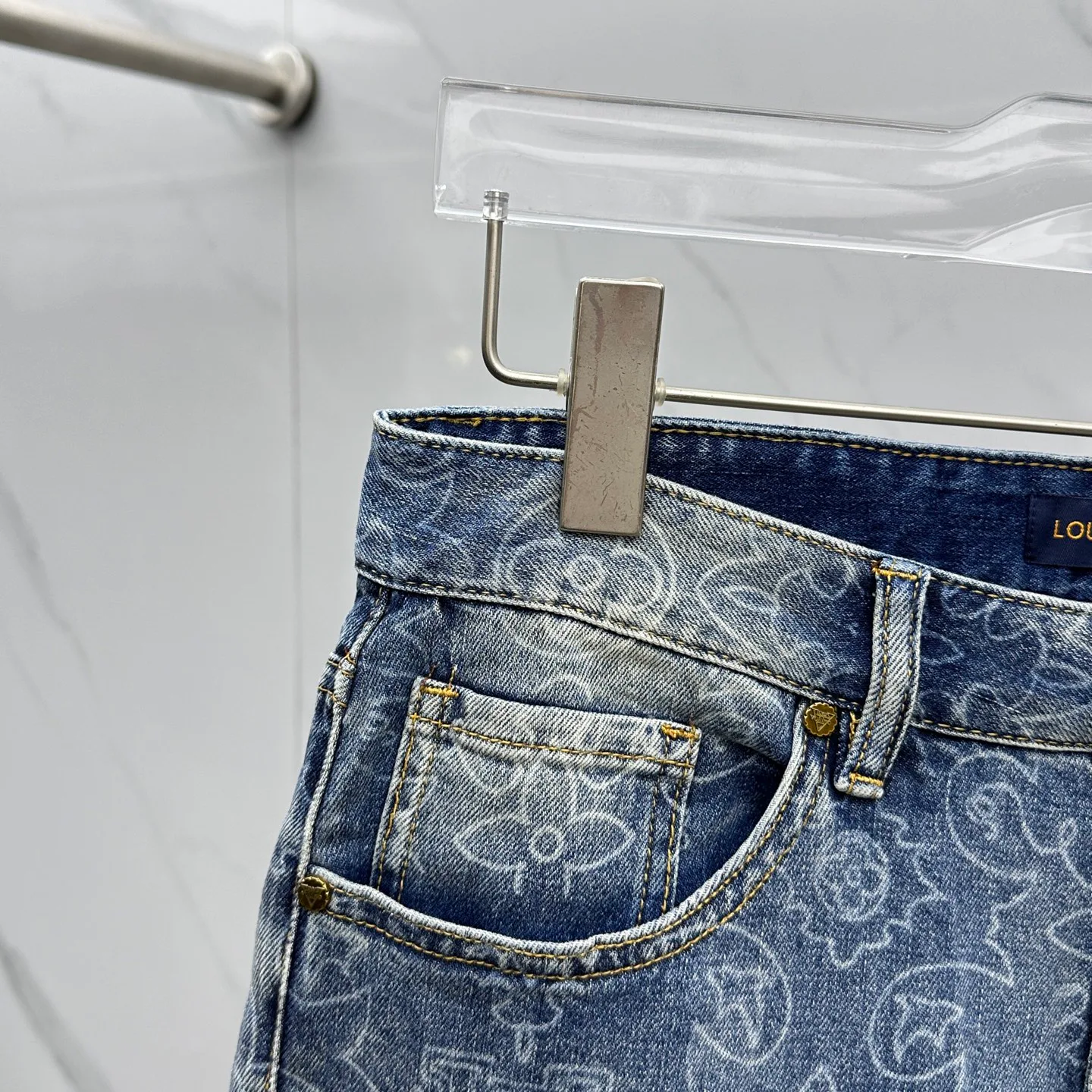 Джинсы Мужские Louis Vuitton 668940