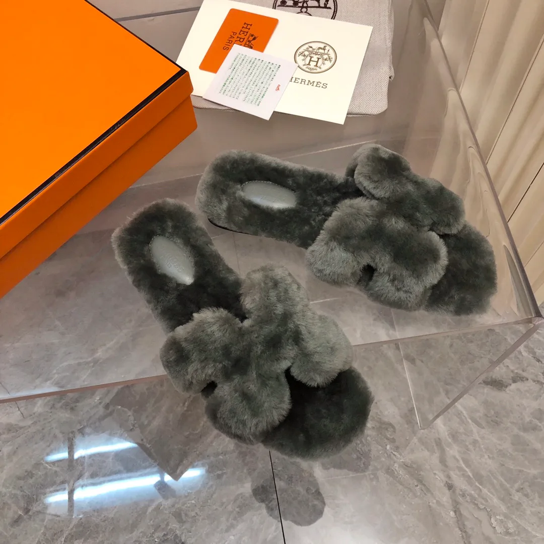 Тапочки Женские Hermes 17977368