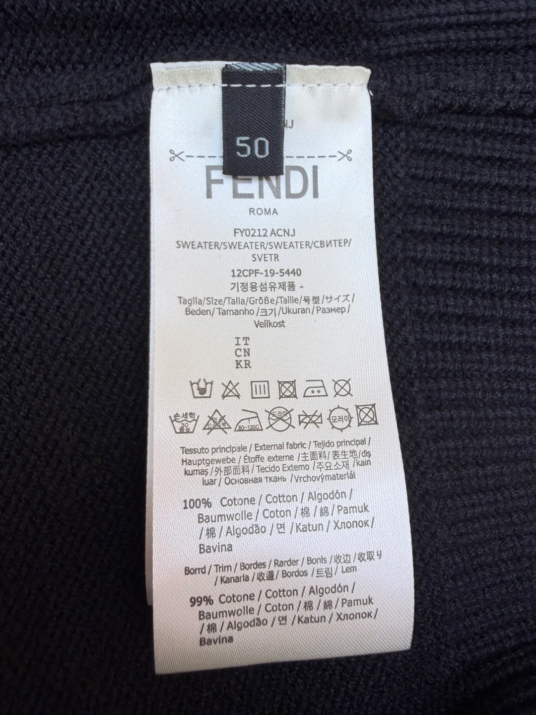 Джемперы И Свитеры Мужские Fendi 11182550