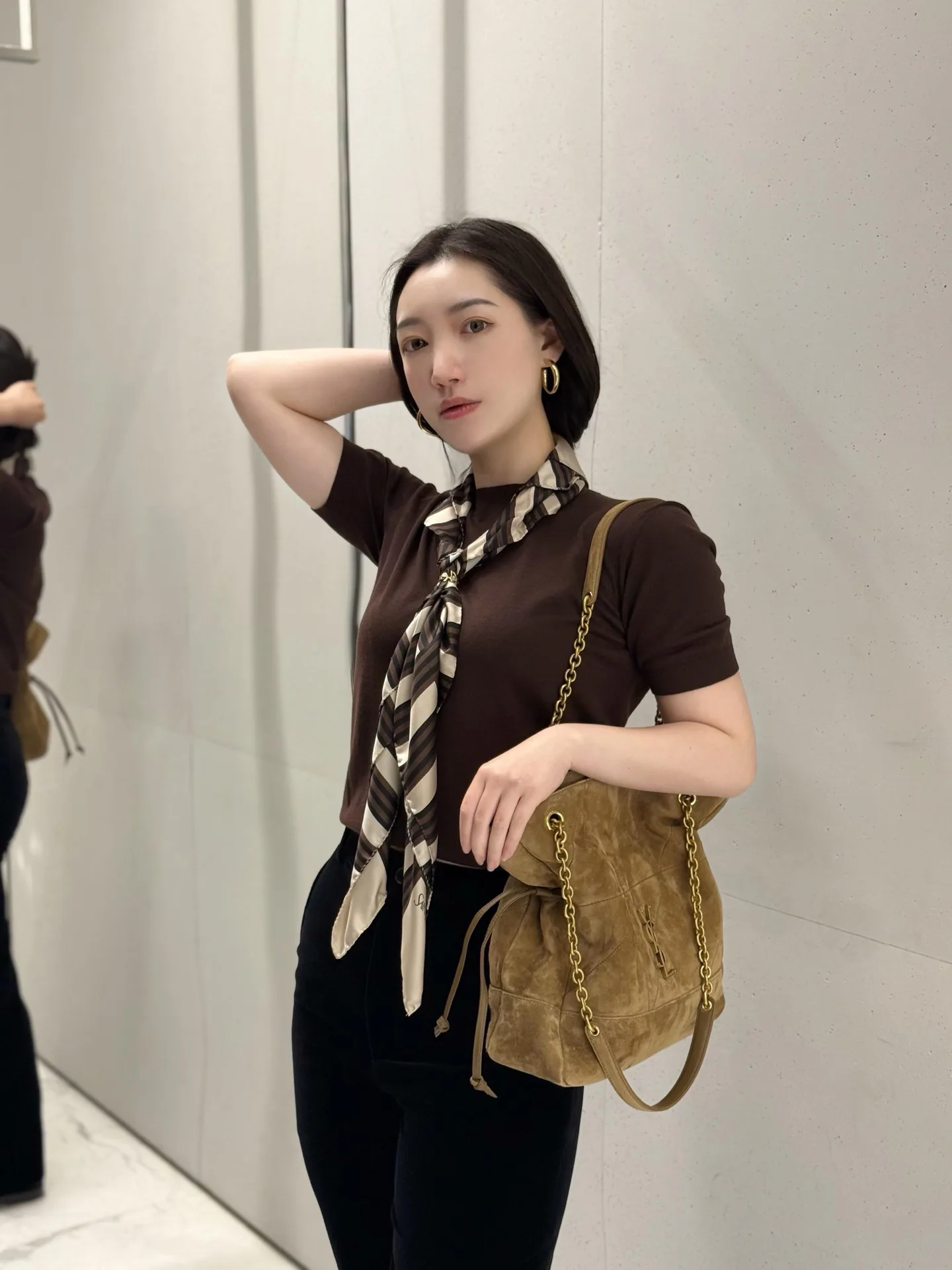 Джемперы И Свитеры Женские Saint Laurent 4863212