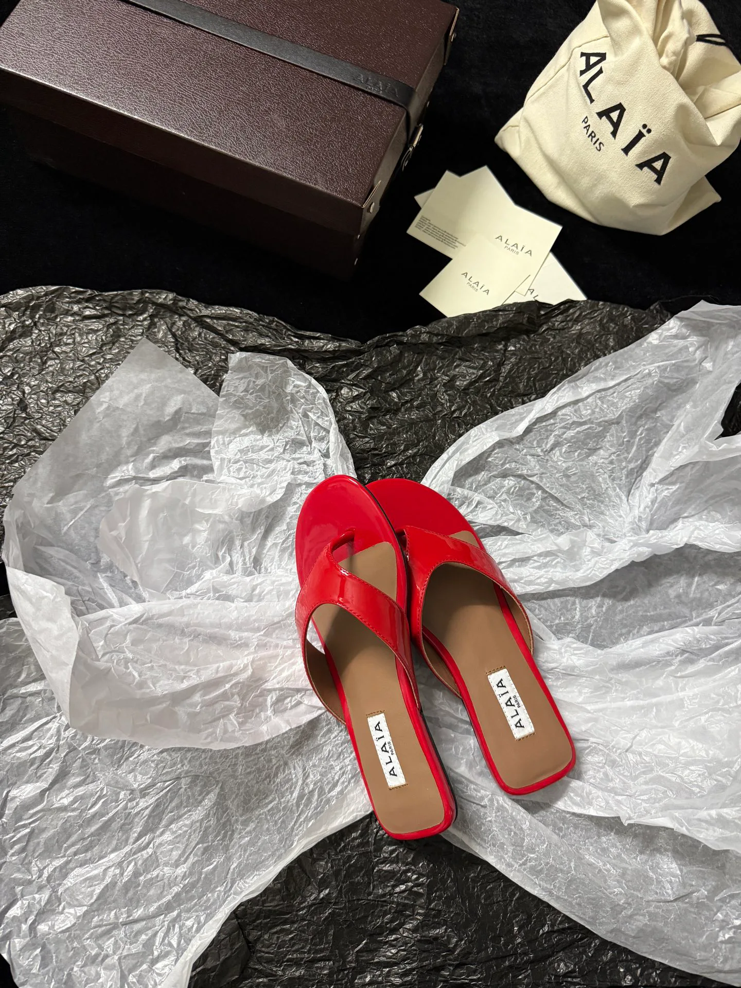 Шлепанцы Женские Alaia 1083625