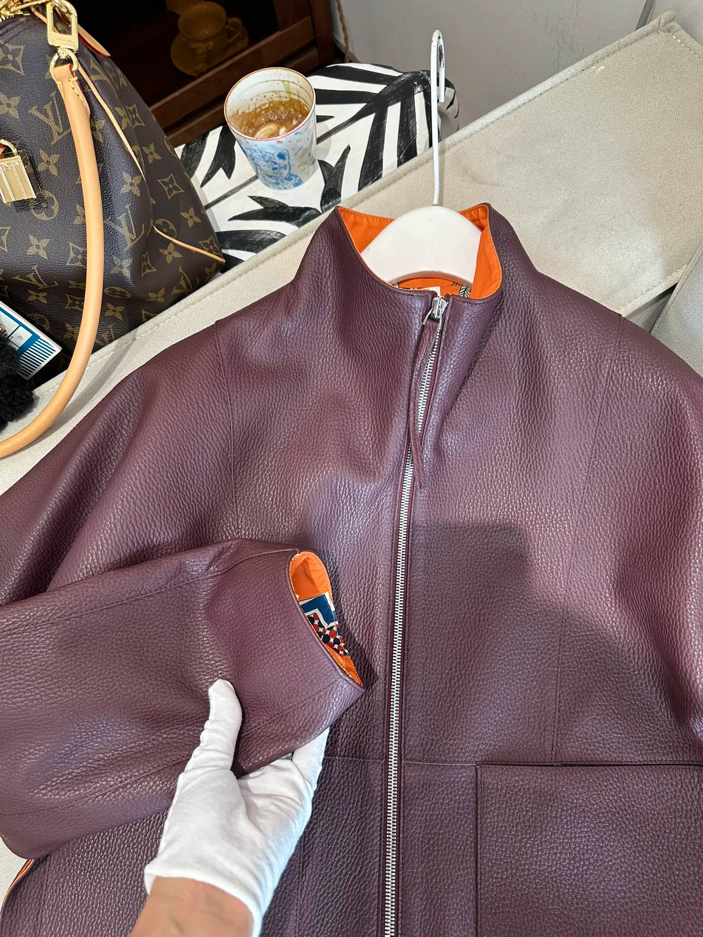 Кожаные Куртки И Дублёнки Женские Hermes 11460724