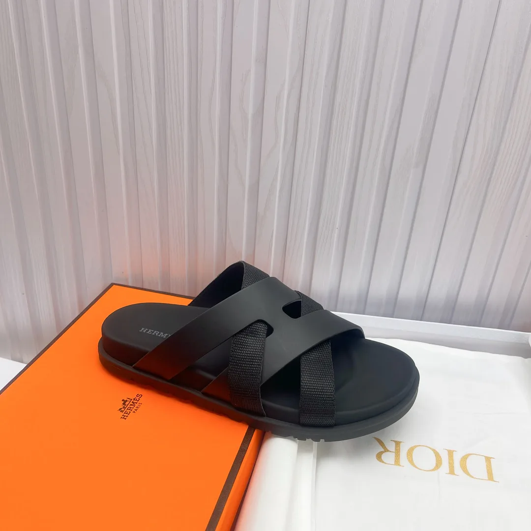 Шлепанцы Мужские Hermes 379469