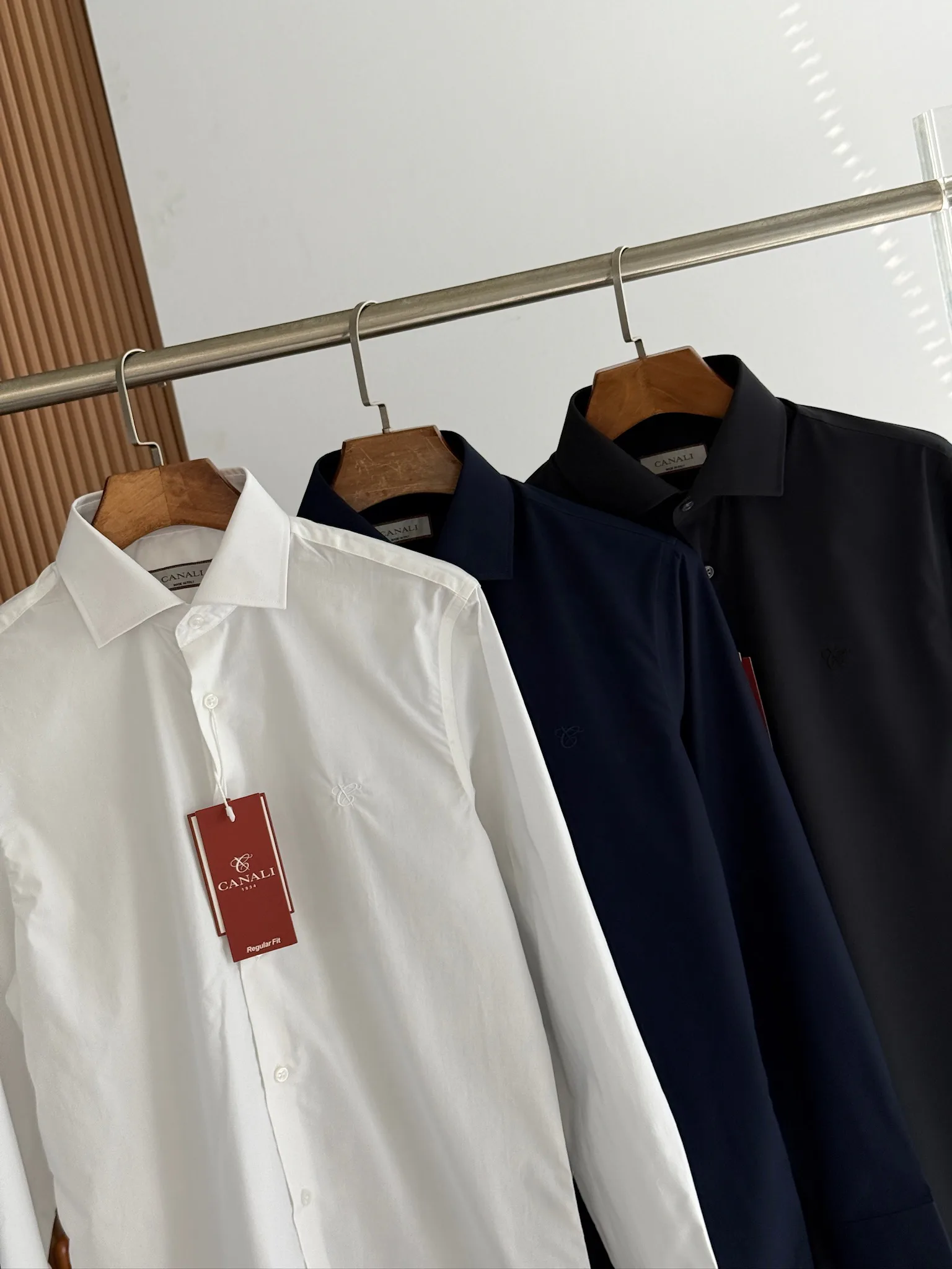 Рубашки Мужские Canali 10629418