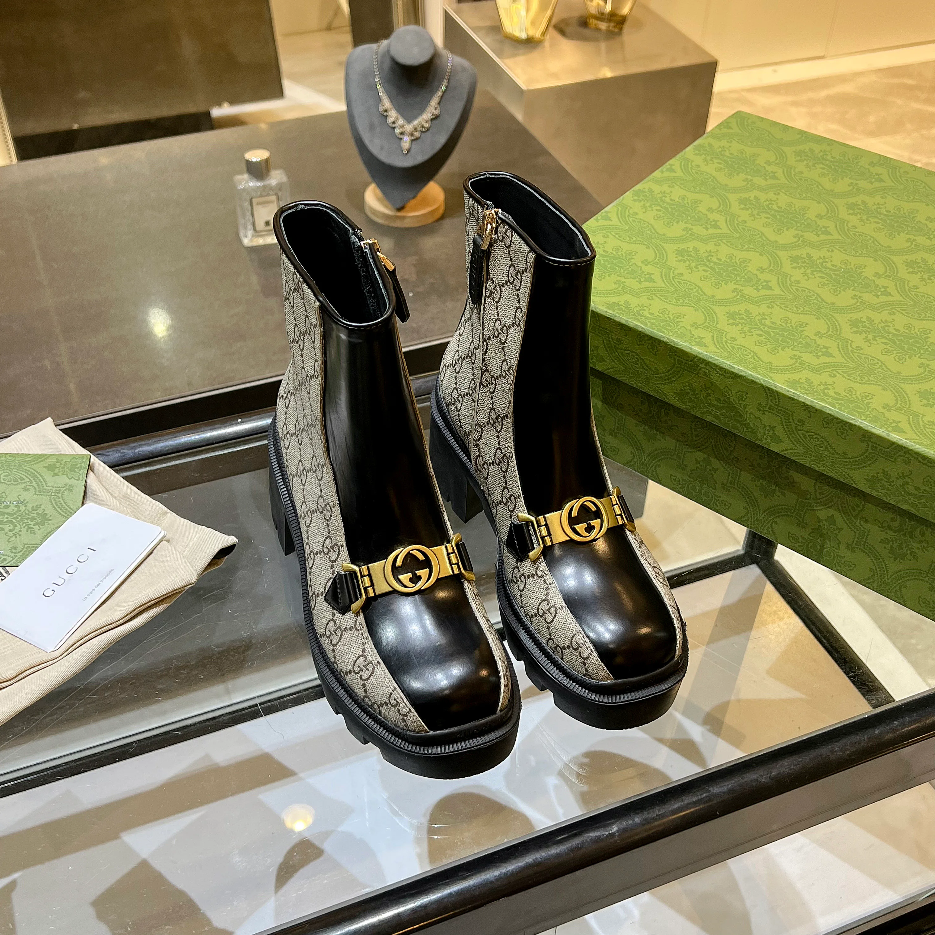 Ботинки Женские Gucci 5350879