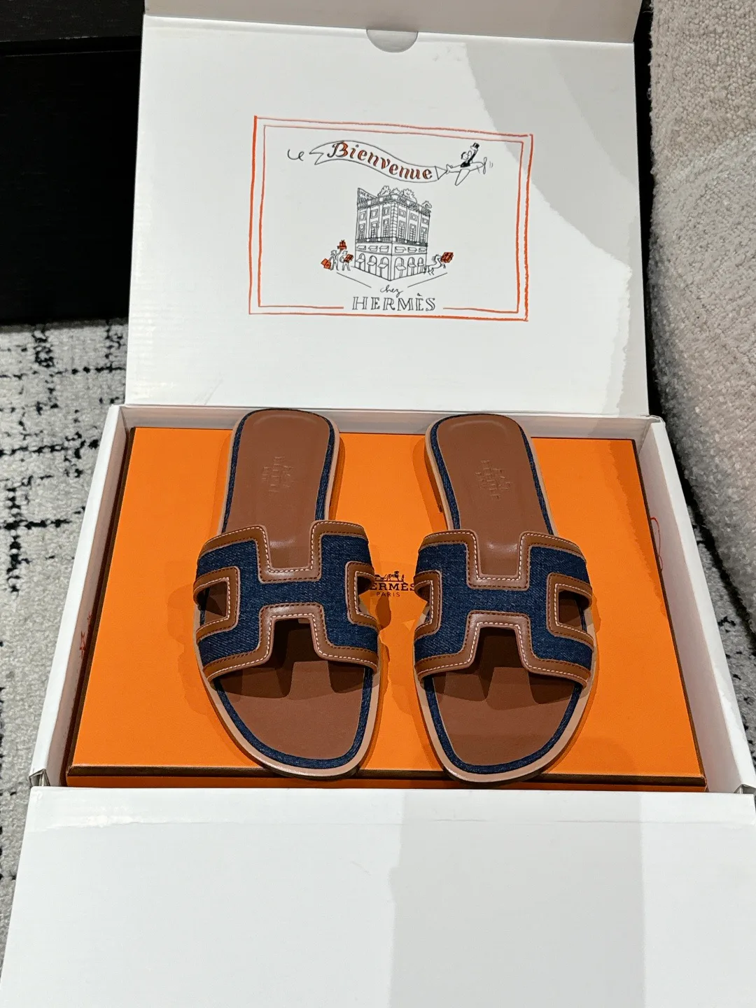 Шлепанцы Женские Hermes 814574