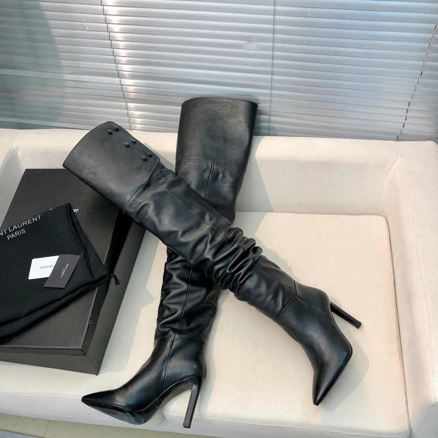 Сапоги Женские Saint Laurent 18997194