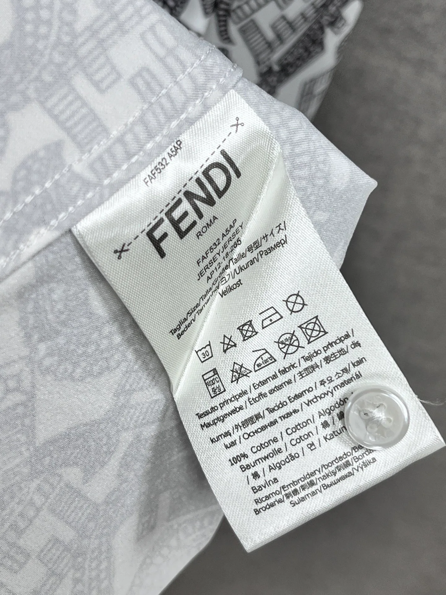 Рубашки Мужские Fendi 9175088