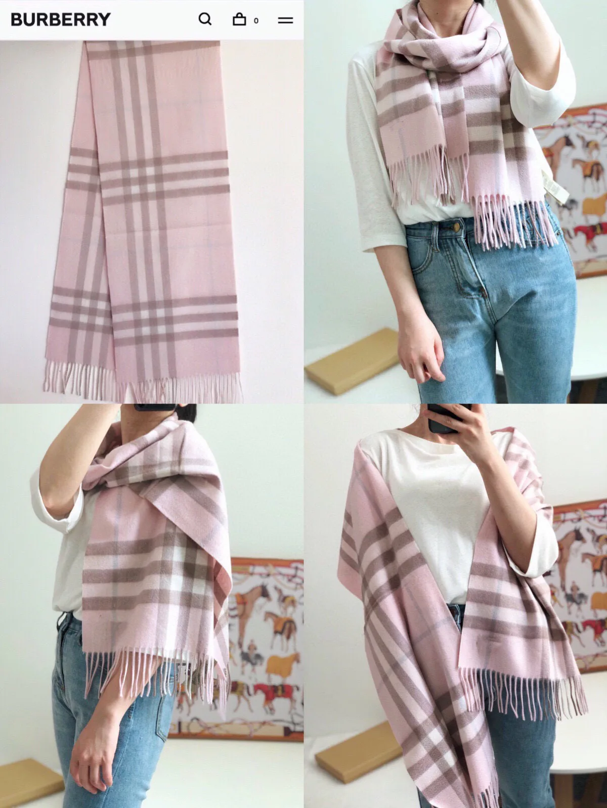 Шарфы Burberry 18507479