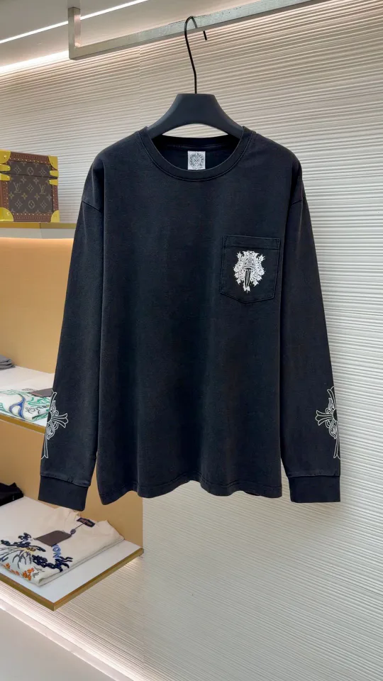 Лонгсливы Мужские Chrome Hearts 10452220