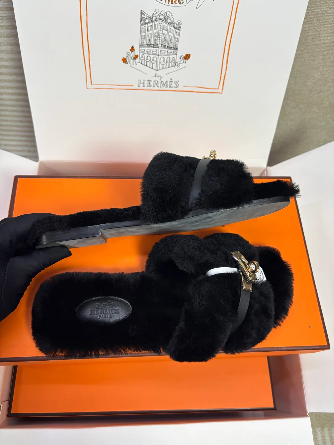 Тапочки Женские Hermes 18720313
