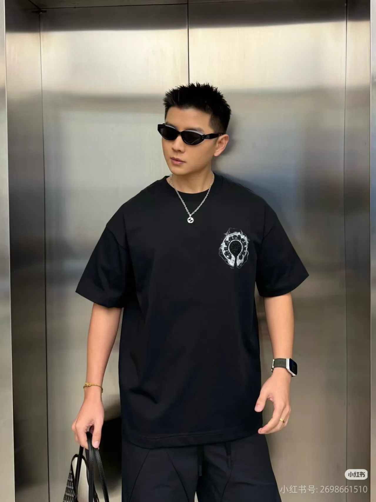Футболки Мужские Chrome Hearts 11800204