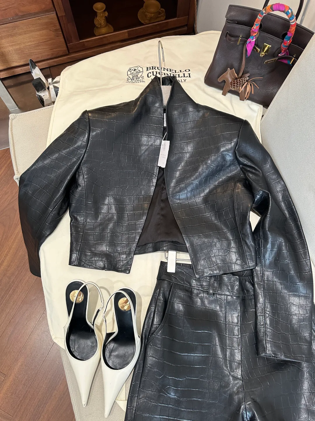 Кожаные Куртки И Дублёнки Женские Brunello Cucinelli 19304067