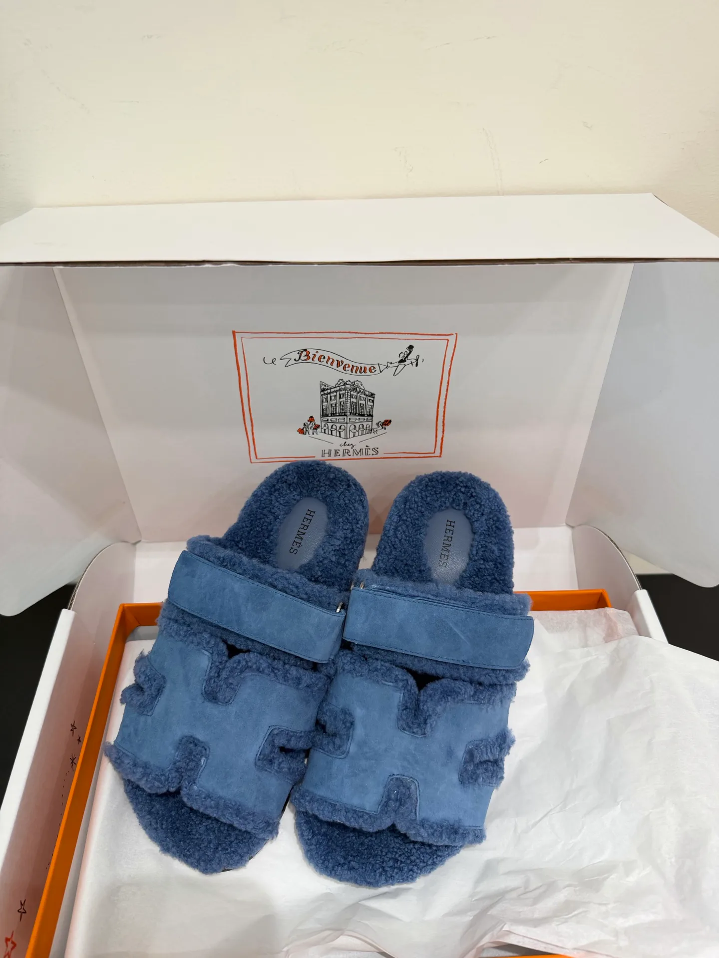 Тапочки Женские Hermes 17956506