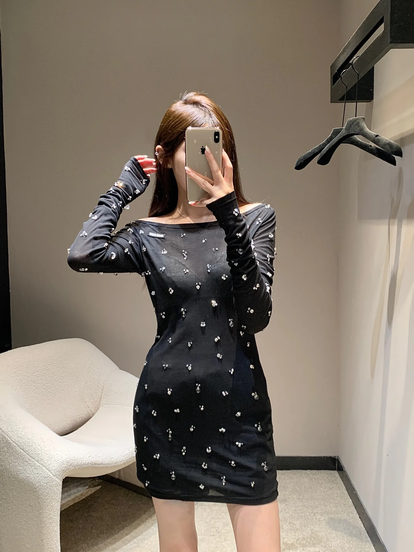 Лонгсливы Женские Miu Miu 779206