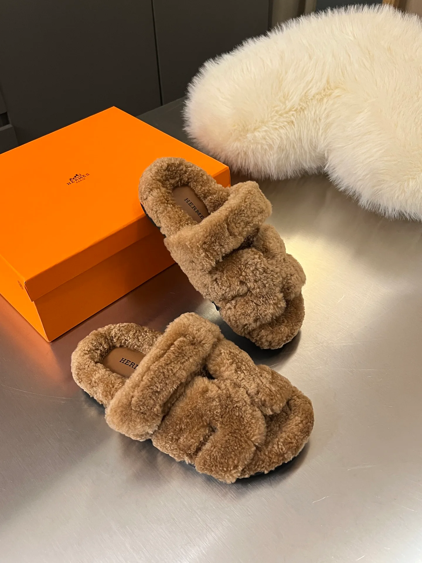 Тапочки Женские Hermes 17957238