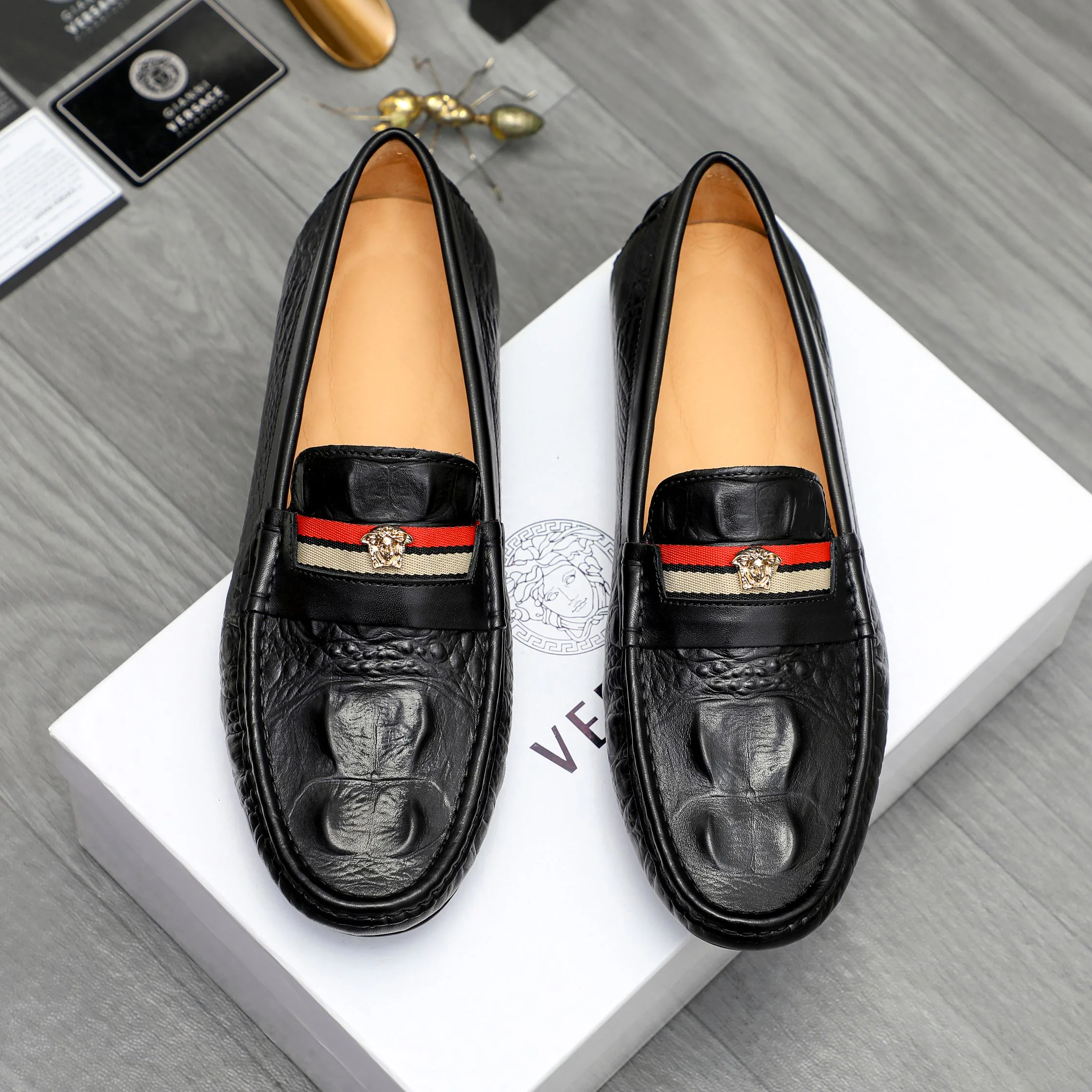 Мокасины Мужские Versace 11703848
