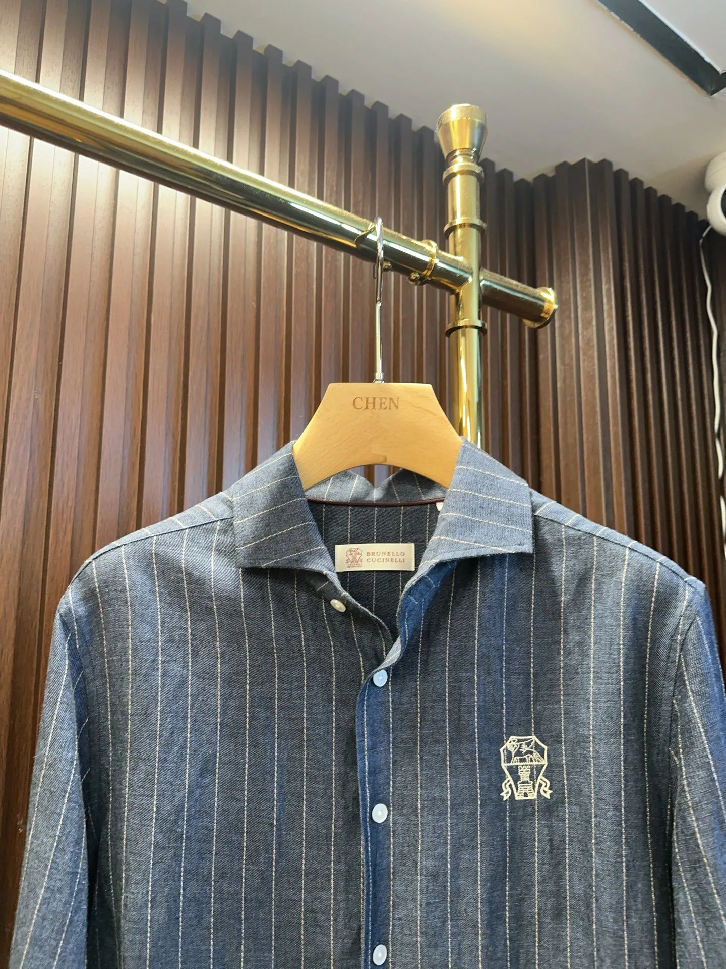 Рубашки Мужские Brunello Cucinelli 11383629