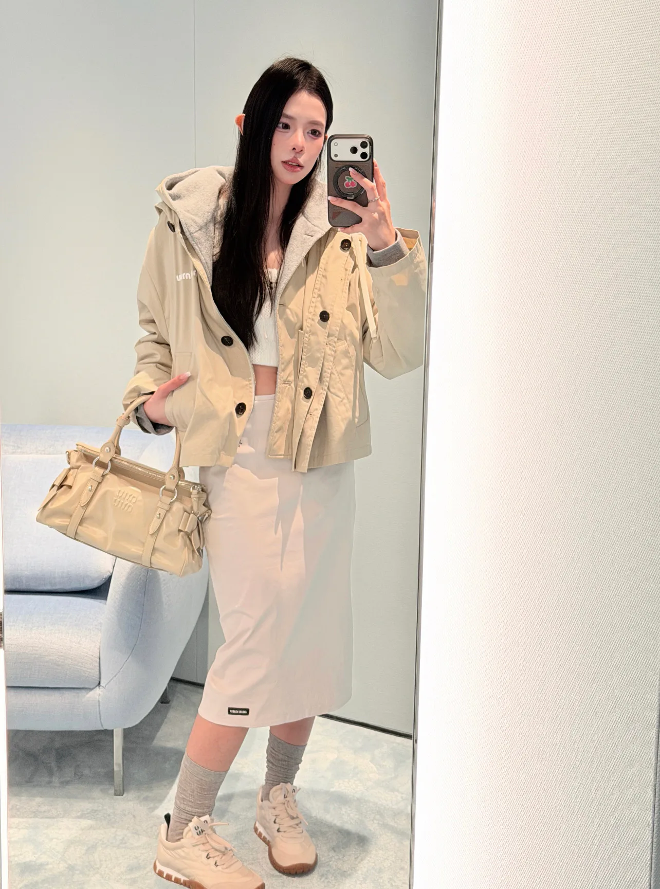 Куртки И Пуховики Женские Miu Miu 18030688