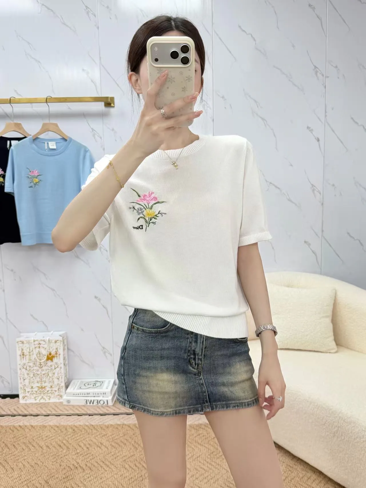 Футболки Женские Christian Dior 13340336
