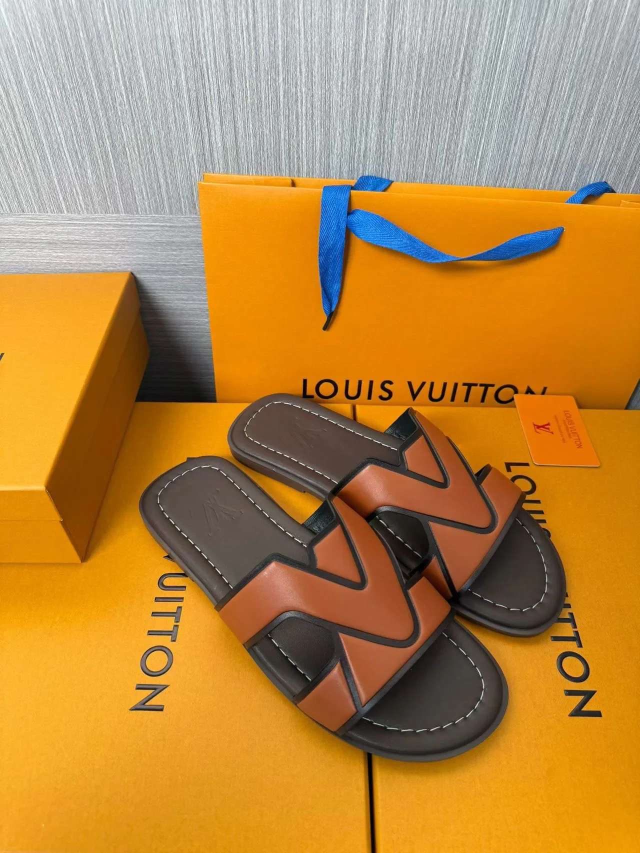 Шлепанцы Мужские Louis Vuitton 1310620