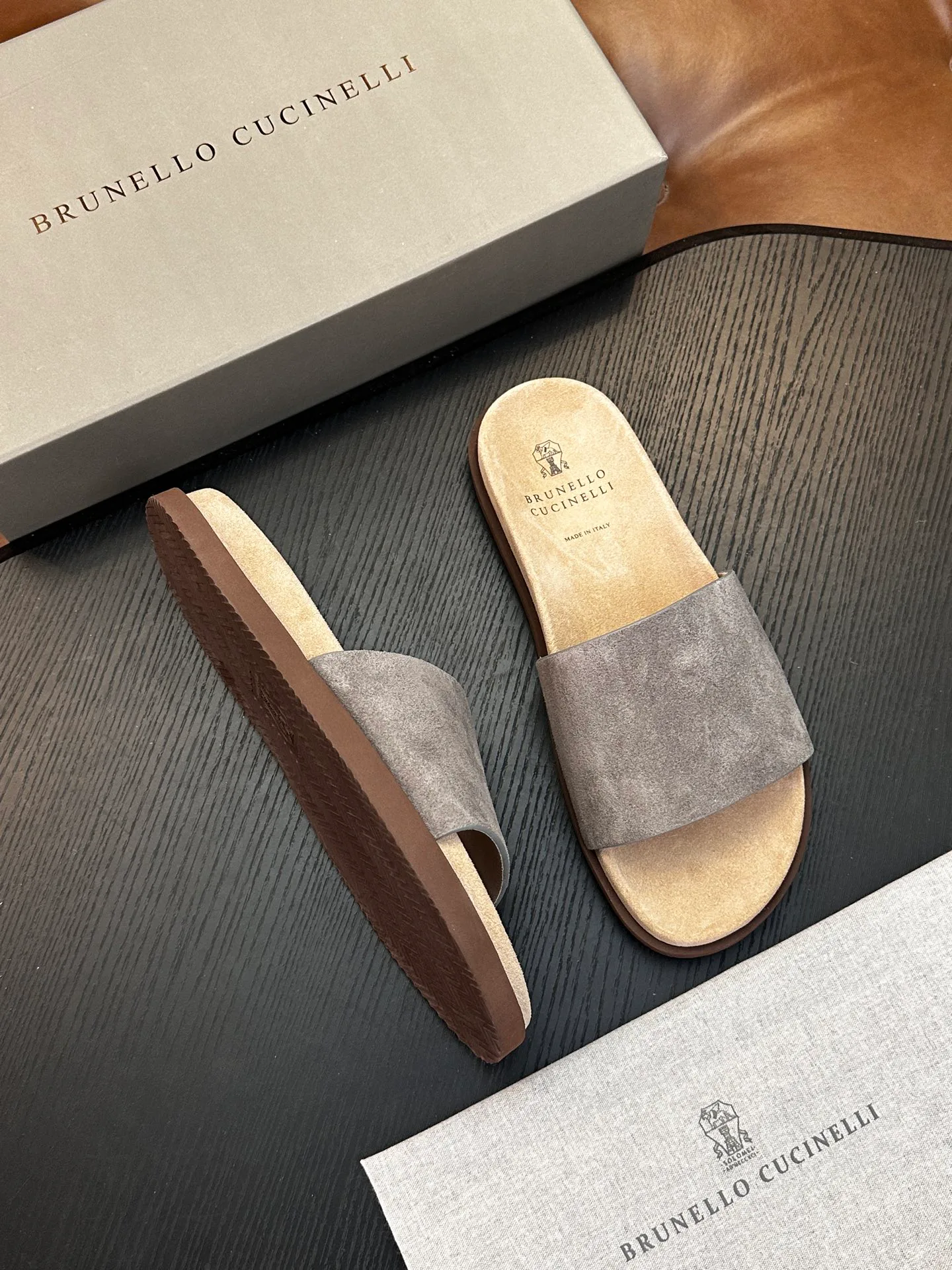 Тапочки Мужские Brunello Cucinelli 14548941