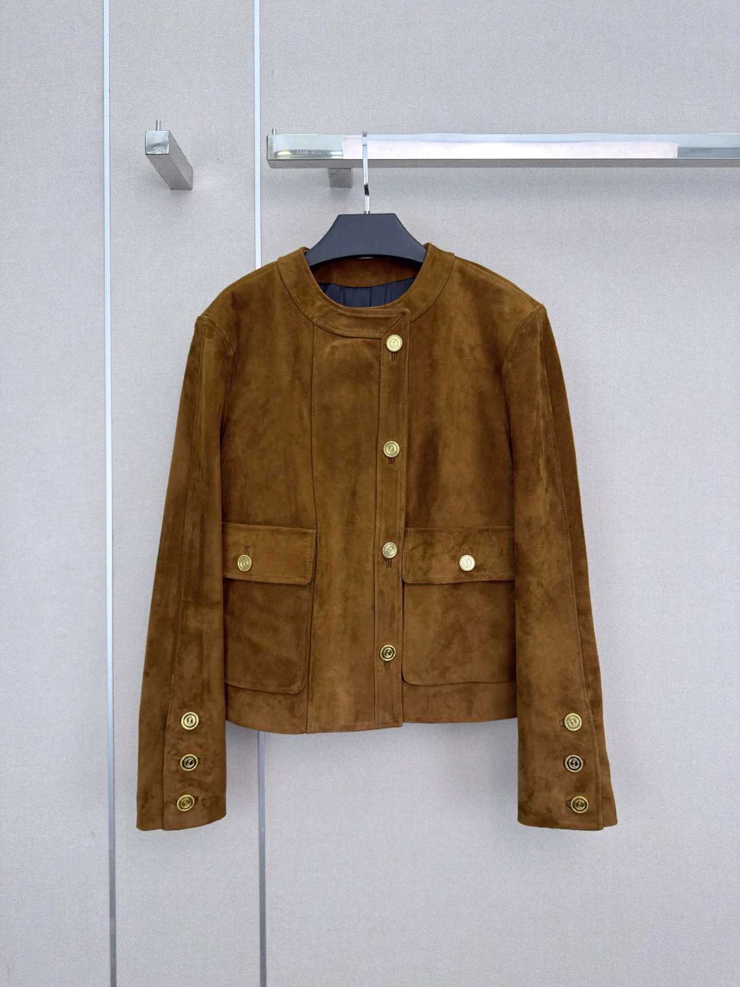 Кожаные Куртки И Дублёнки Женские Saint Laurent 18172981