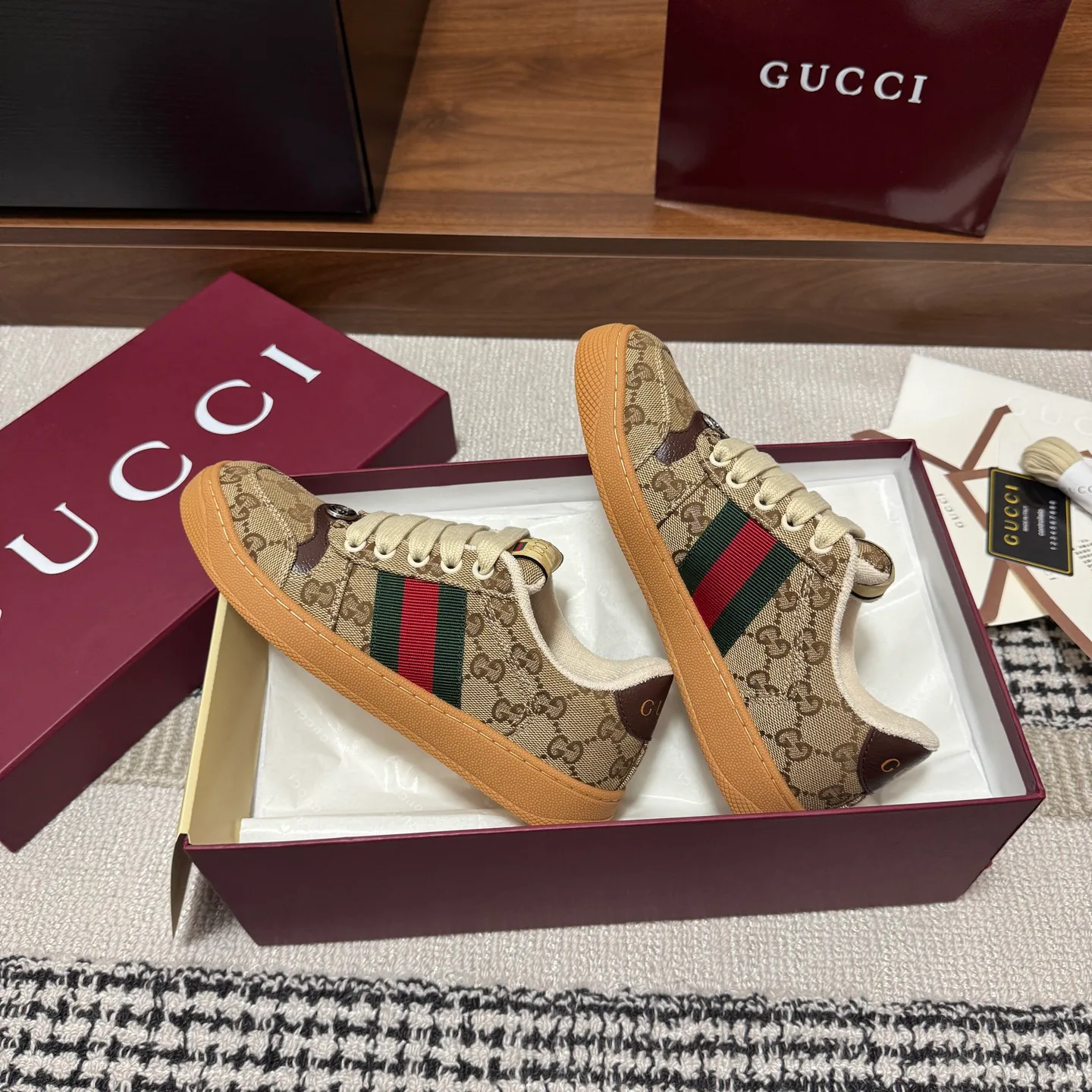 Кеды Женские Gucci 11946861