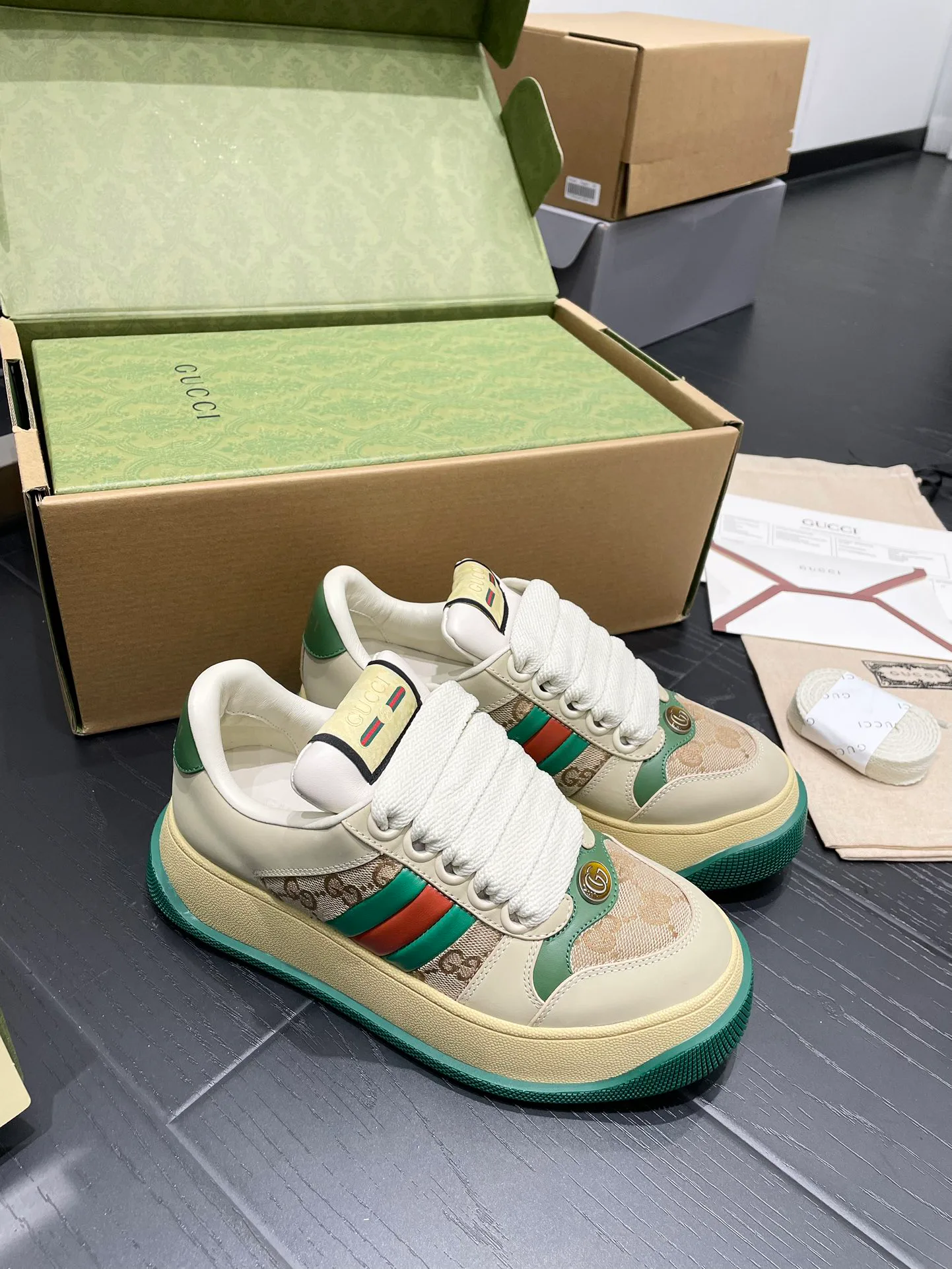 Кроссовки Женские Gucci 22464