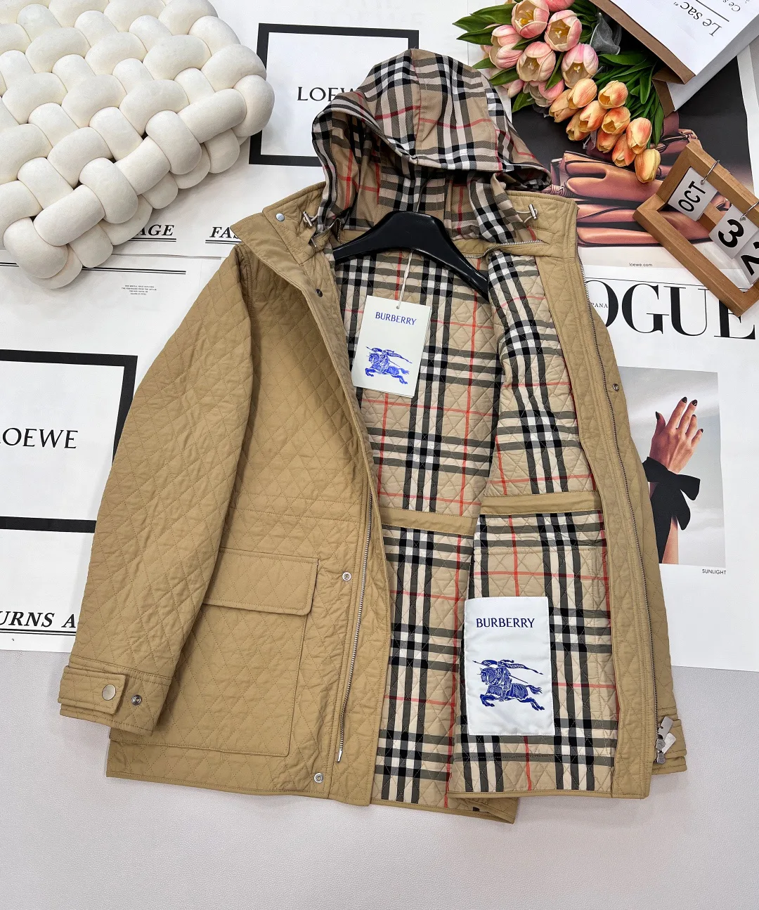 Куртки И Пуховики Женские Burberry 14813065