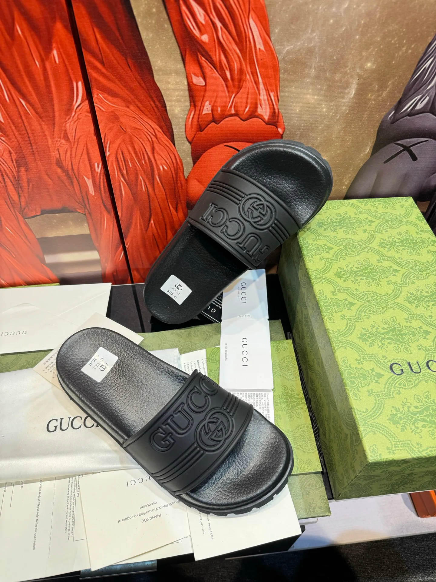 Шлепанцы Женские Gucci 10199407