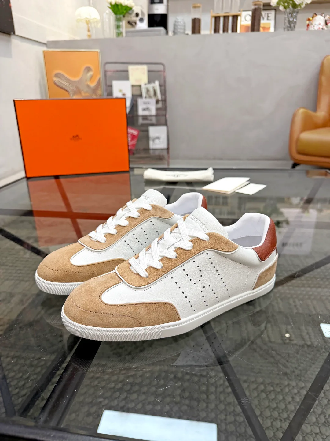 Кроссовки Мужские Hermes 17951087