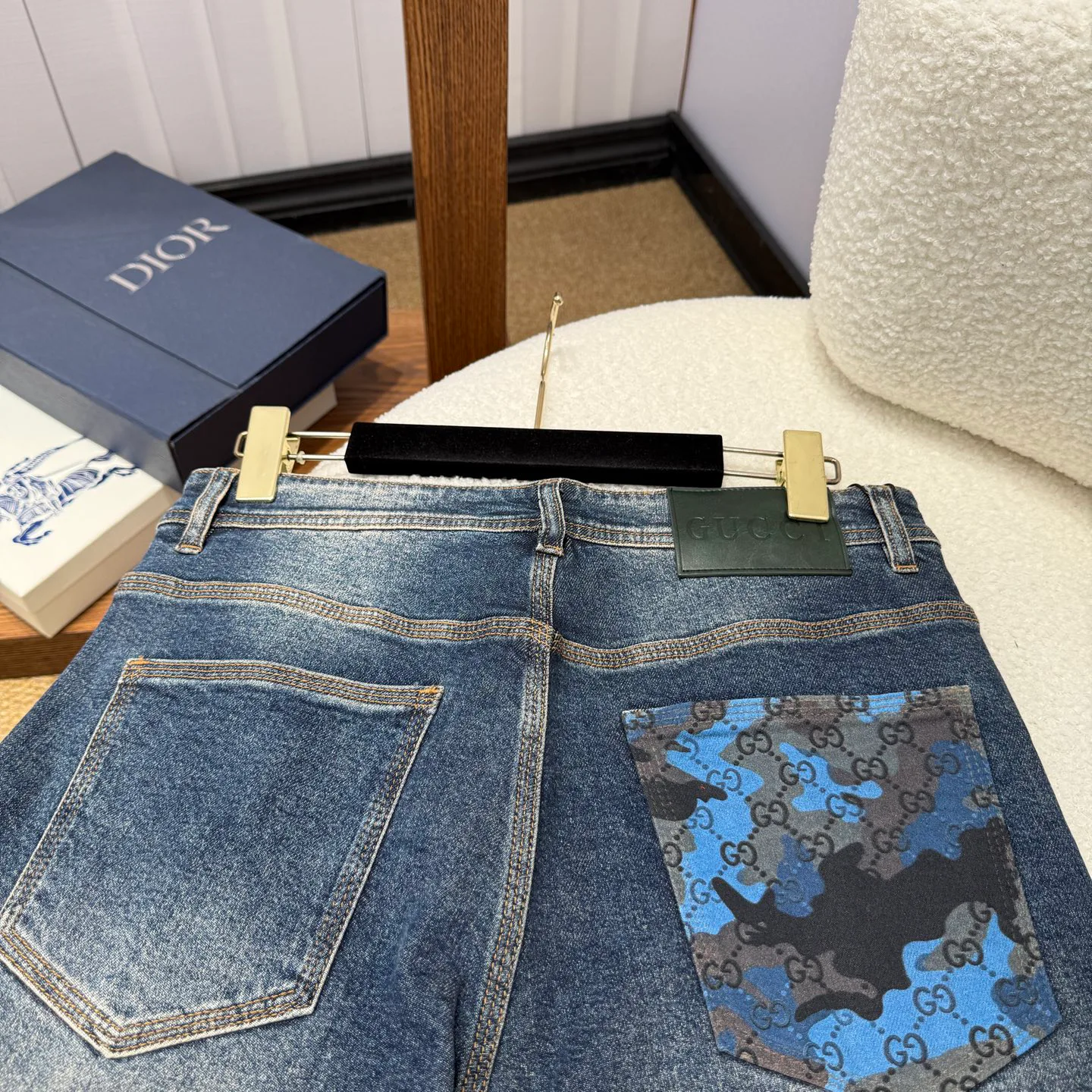 Джинсы Мужские Gucci 18029729