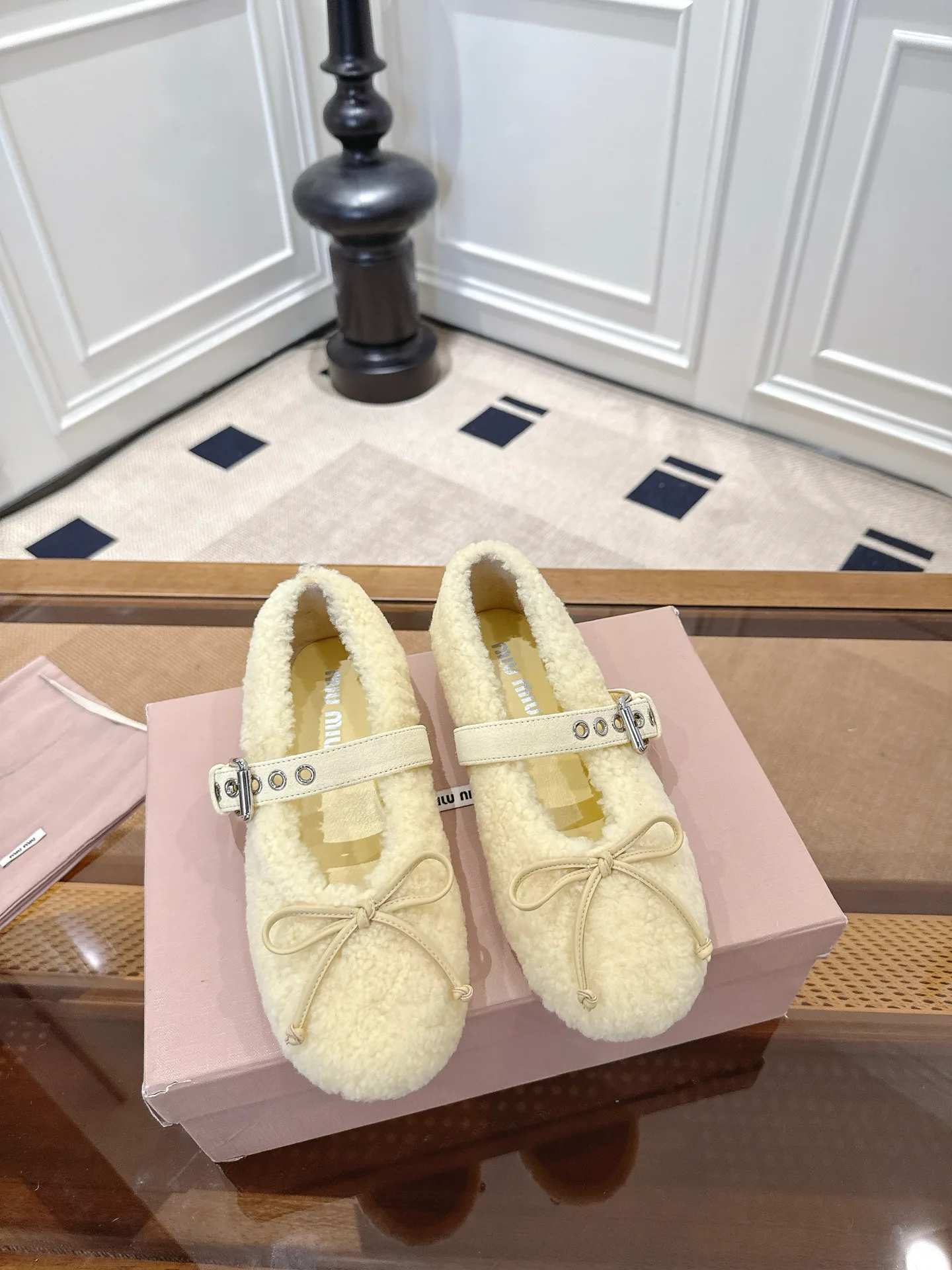 Балетки Женские Miu Miu 389180