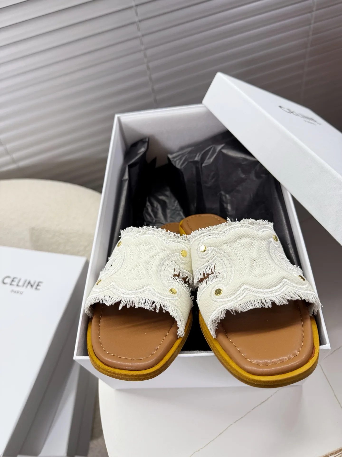 Шлепанцы Женские Celine 11658945