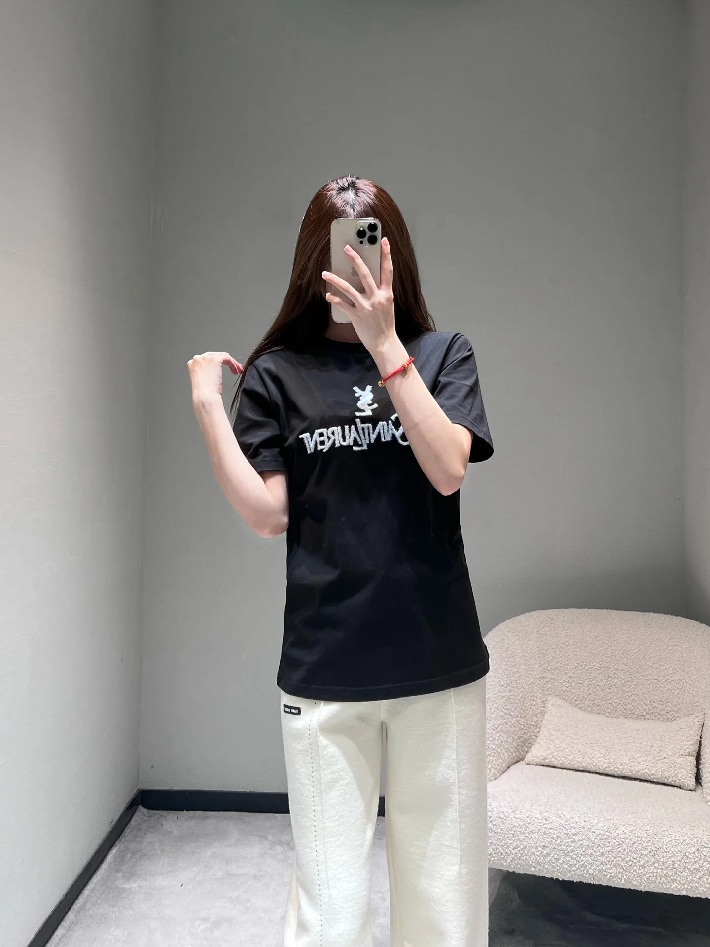 Футболки Женские Saint Laurent 4945996