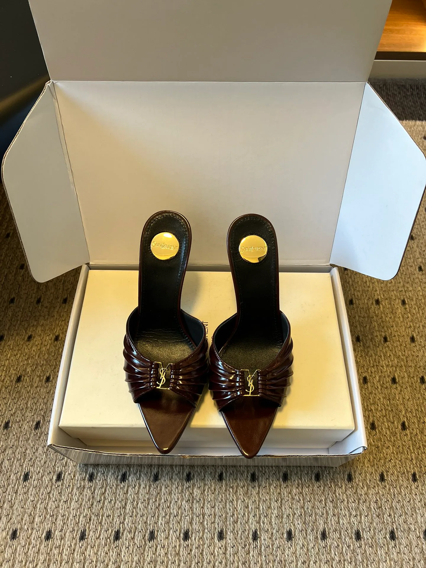 Мюли И Сабо Женские Saint Laurent 10835433